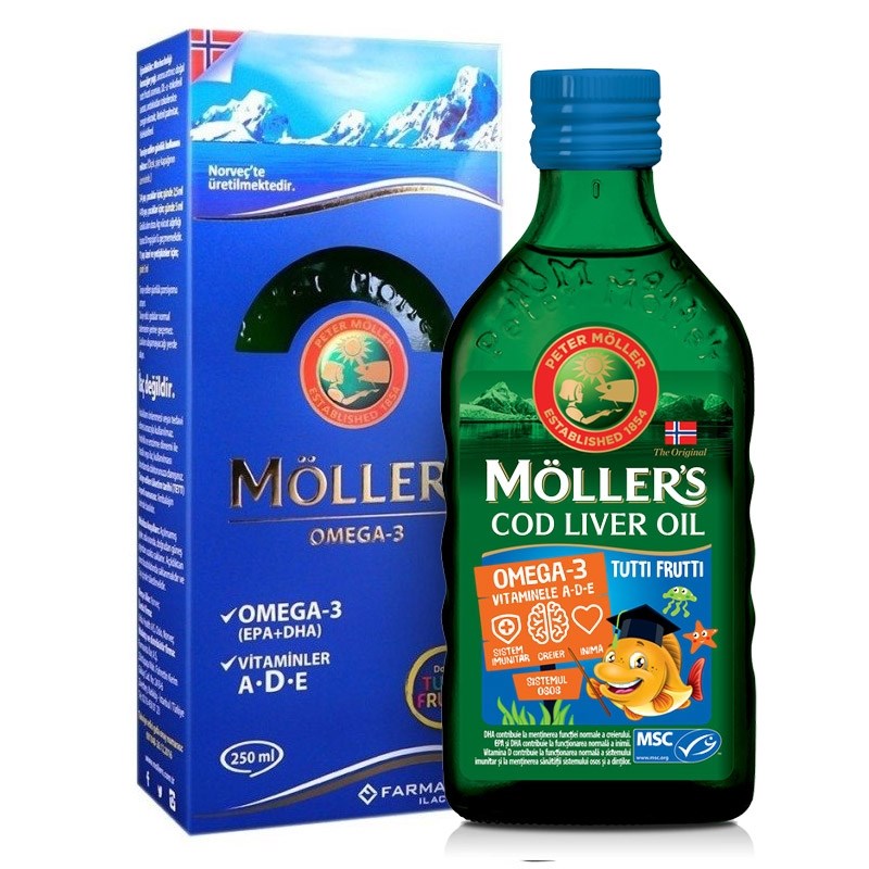Möller’s Tutti Frutti Omega 3 Balık Yağı 250 ml
