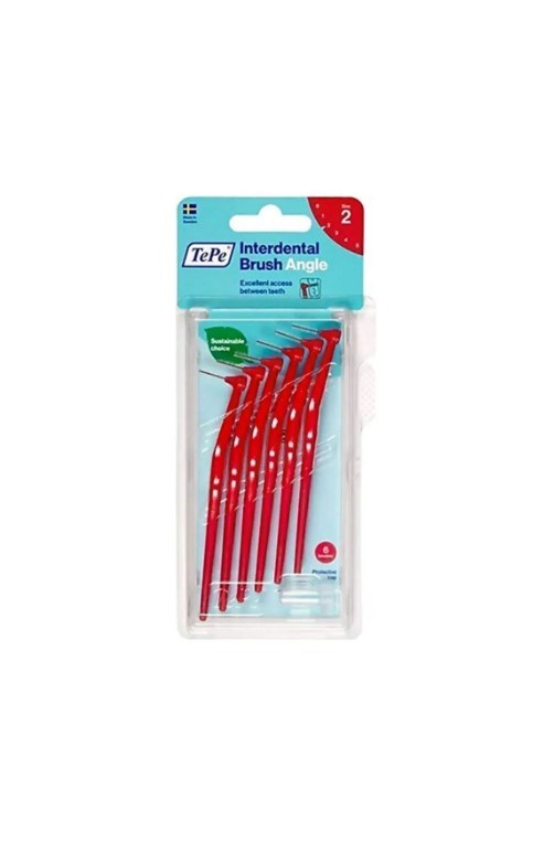 Tepe Angle Arayüz Fırçası Kırmızı 0,5 mm 6’lı Paket