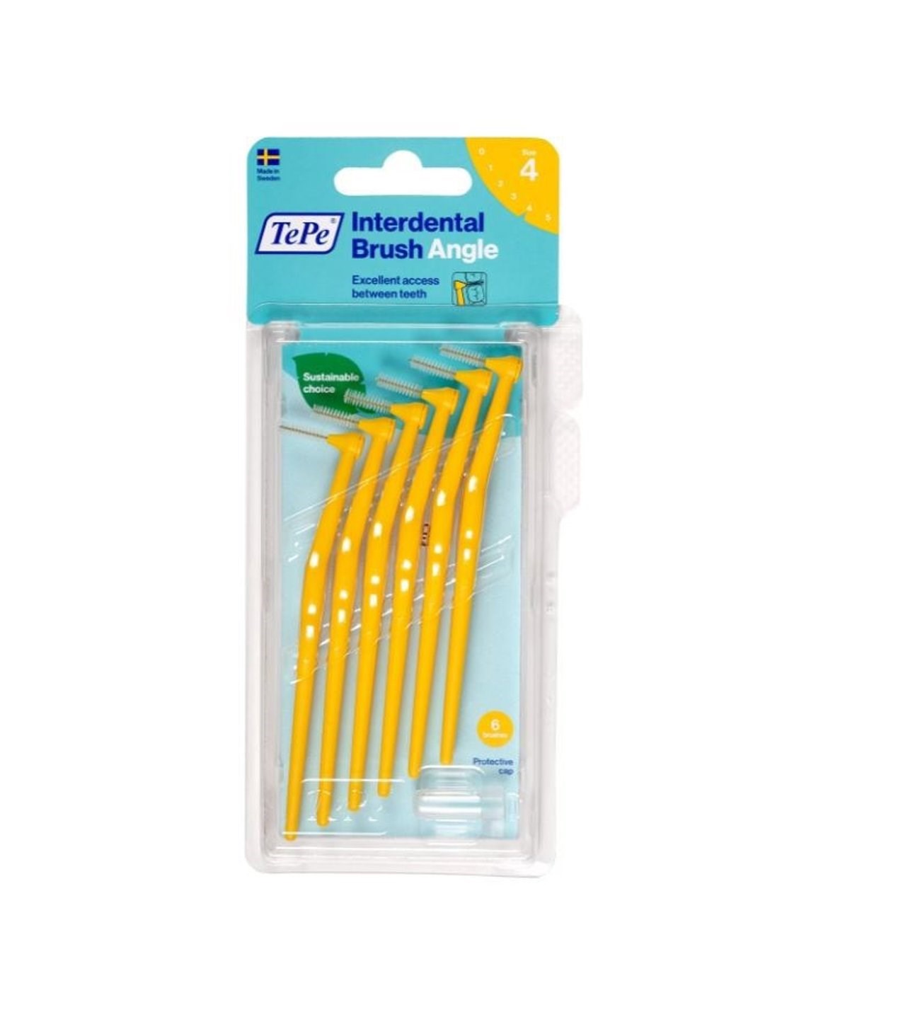 Tepe Angle Arayüz Fırçası Sarı 0,7 mm 6’lı Paket