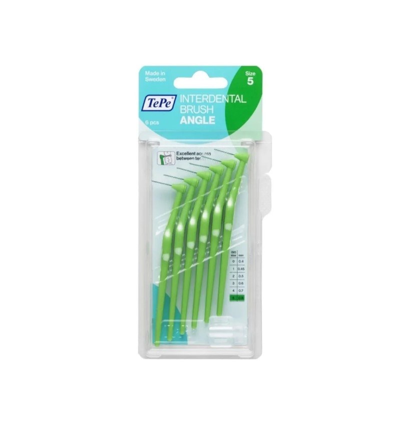 Tepe Angle Arayüz Fırçası Yeşil 0,8 mm 6’lı Paket