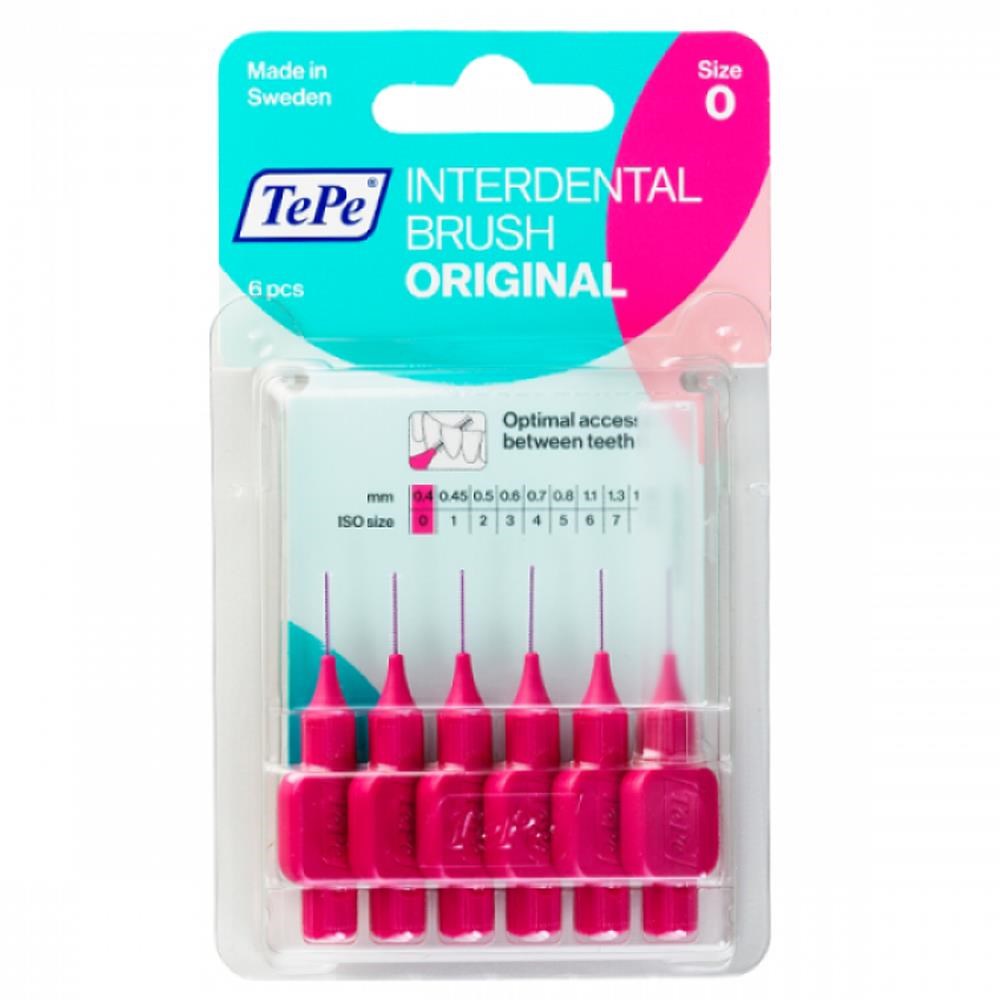 Tepe Angle Arayüz Fırçası Pembe 0,4 mm 6’lı Paket