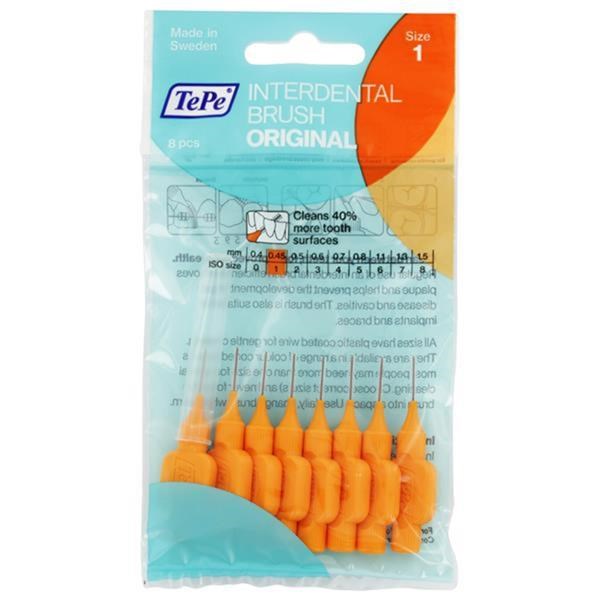 Tepe Arayüz Fırçası Turuncu 0.45 mm 8’li