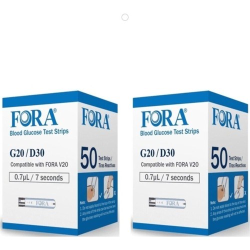 Fora G20 Kan Şekeri Test Stripi 50’li