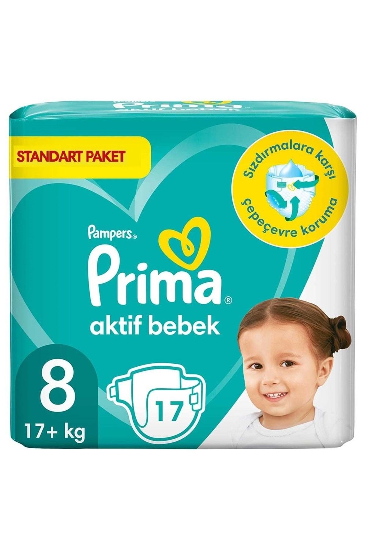 Prima Aktif Bebek Bezi No: 8 17’li