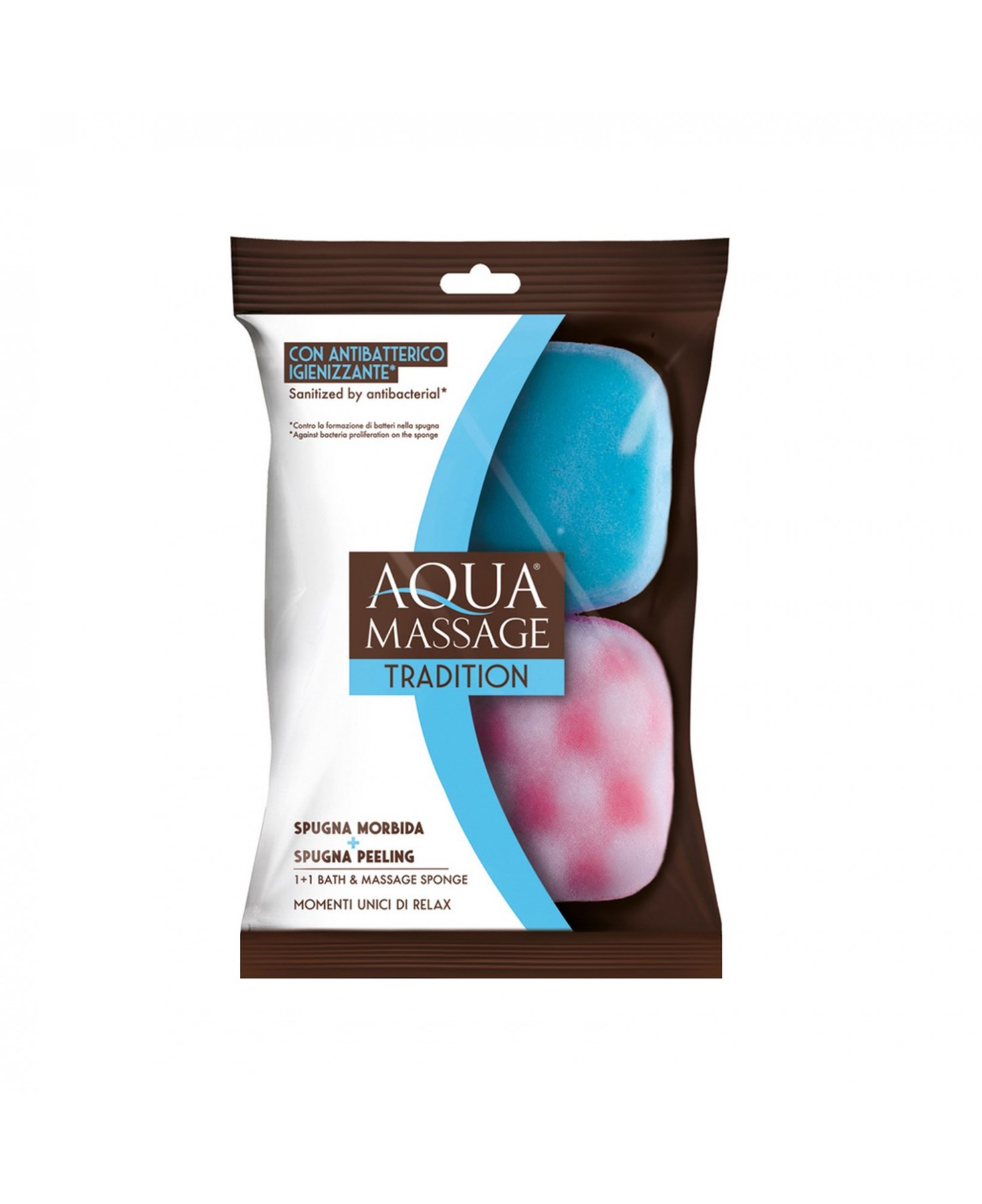 Aqua Massage Tradition Masaj ve Banyo Süngeri 2’li Art 6002