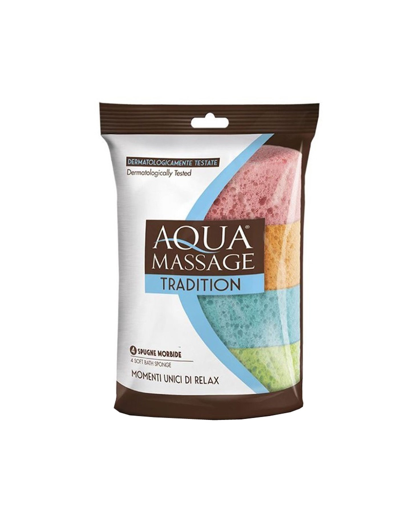 Aqua Massage Tradition Masaj Süngeri 4’lü Art 6014