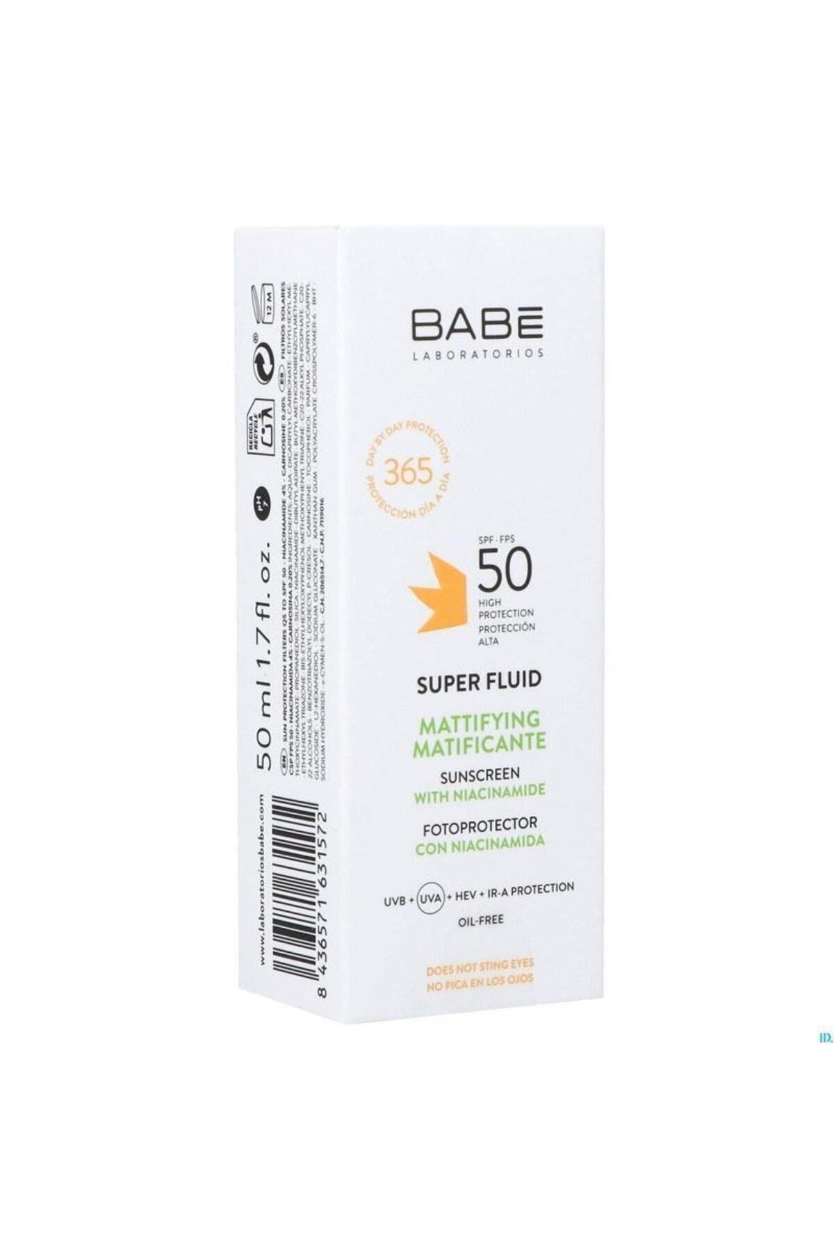 Babe Süper Akışkan Matlaştırıcı Güneş Koruyucu Krem SPF50 50 ml