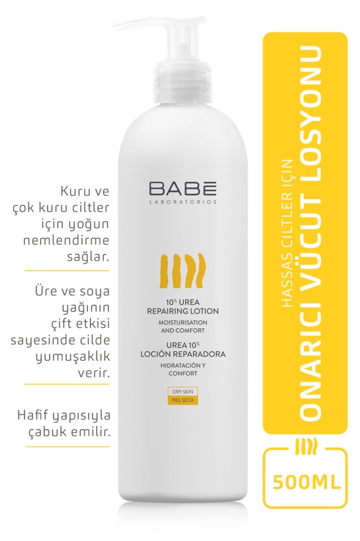 Babe %10 Üre Onarıcı Vücut Losyonu 500 ml