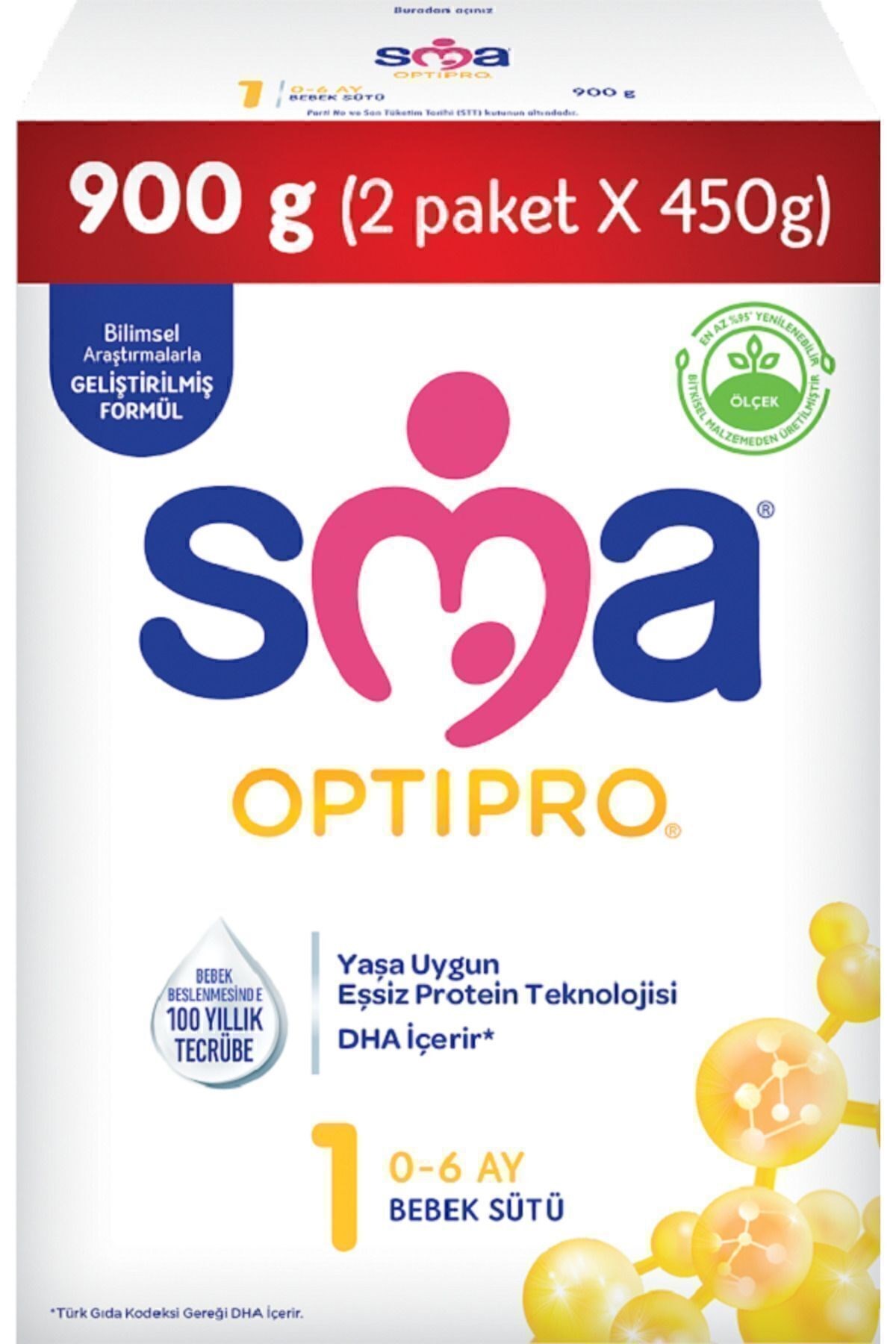 SMA Optipro 1 Devam Sütü 450 gr 2’li
