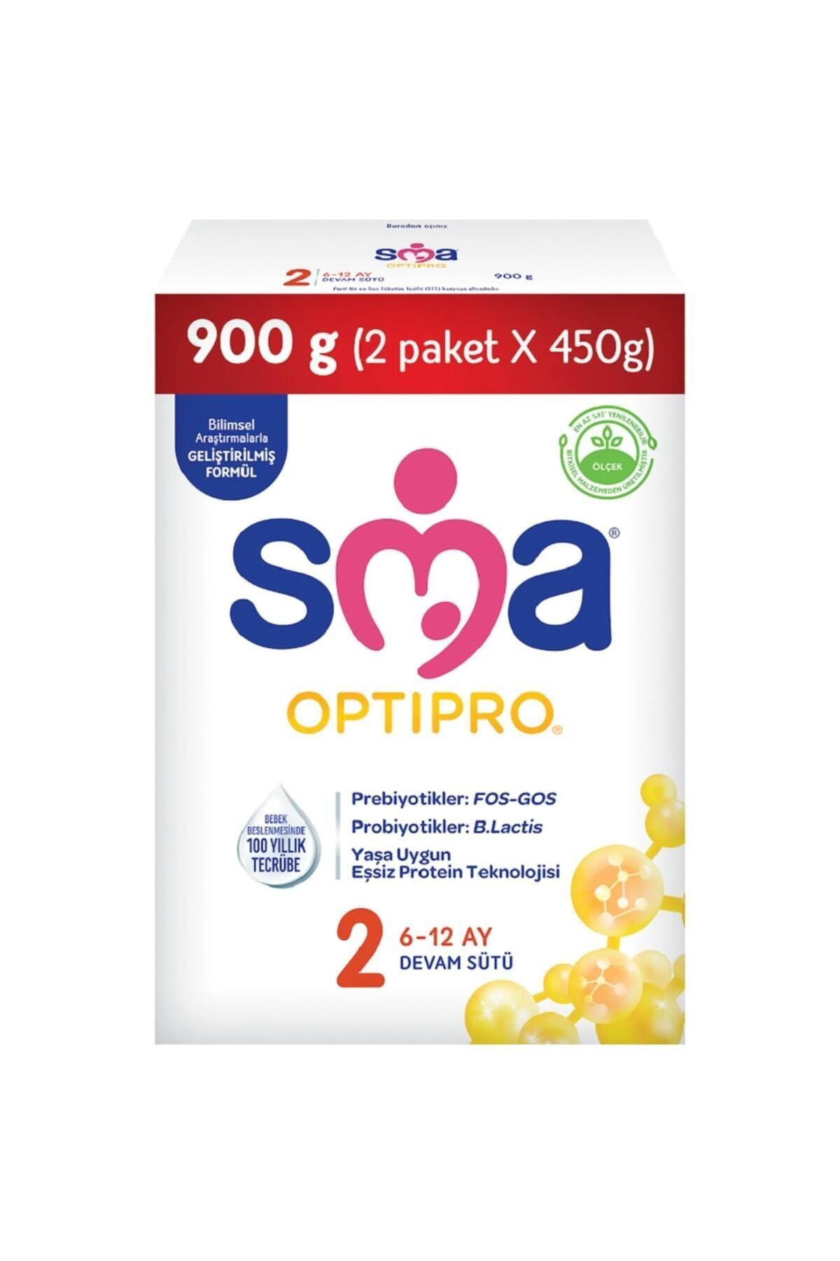 SMA Optipro 2 Devam Sütü 450 gr 2’li