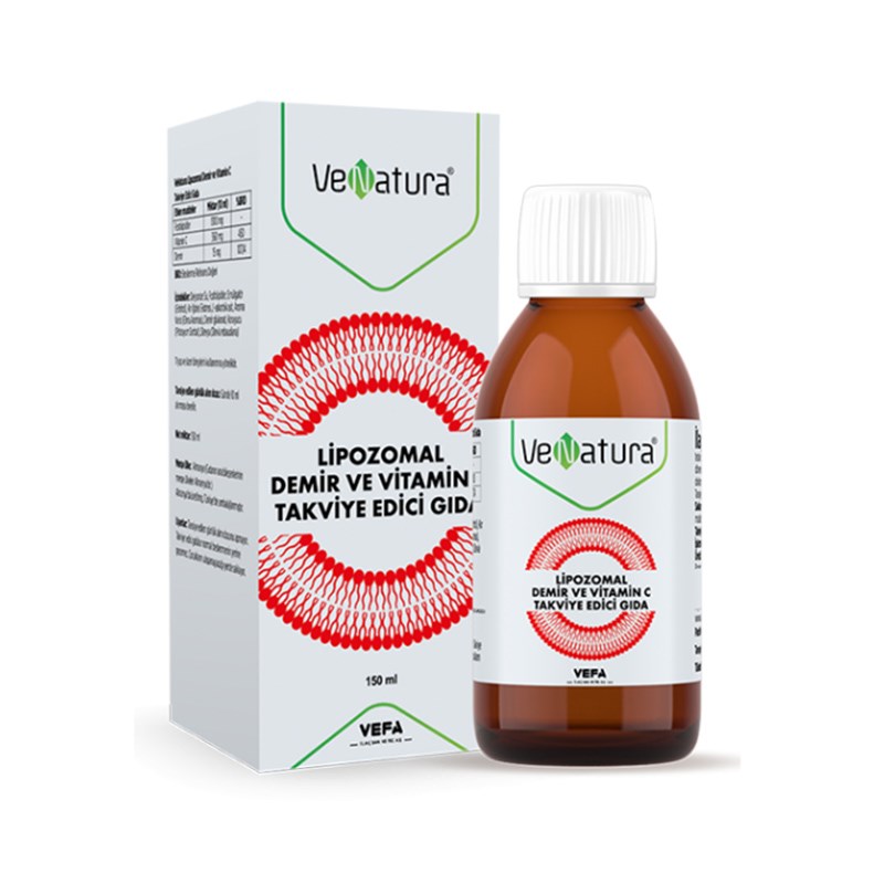 Venatura Lipozomol Vitamin C + Demir 150 ml
