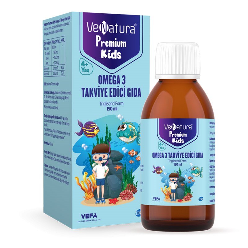 VENATURA PREMIUM KIDS OMEGA 3 150ML ŞURUP