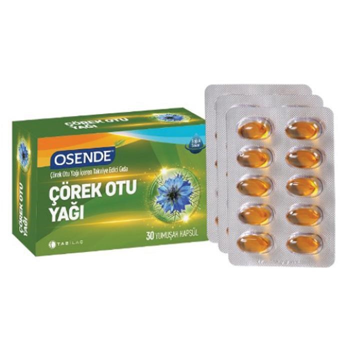 Osende Çörekotu Yağı 900 mg 30 Kapsül