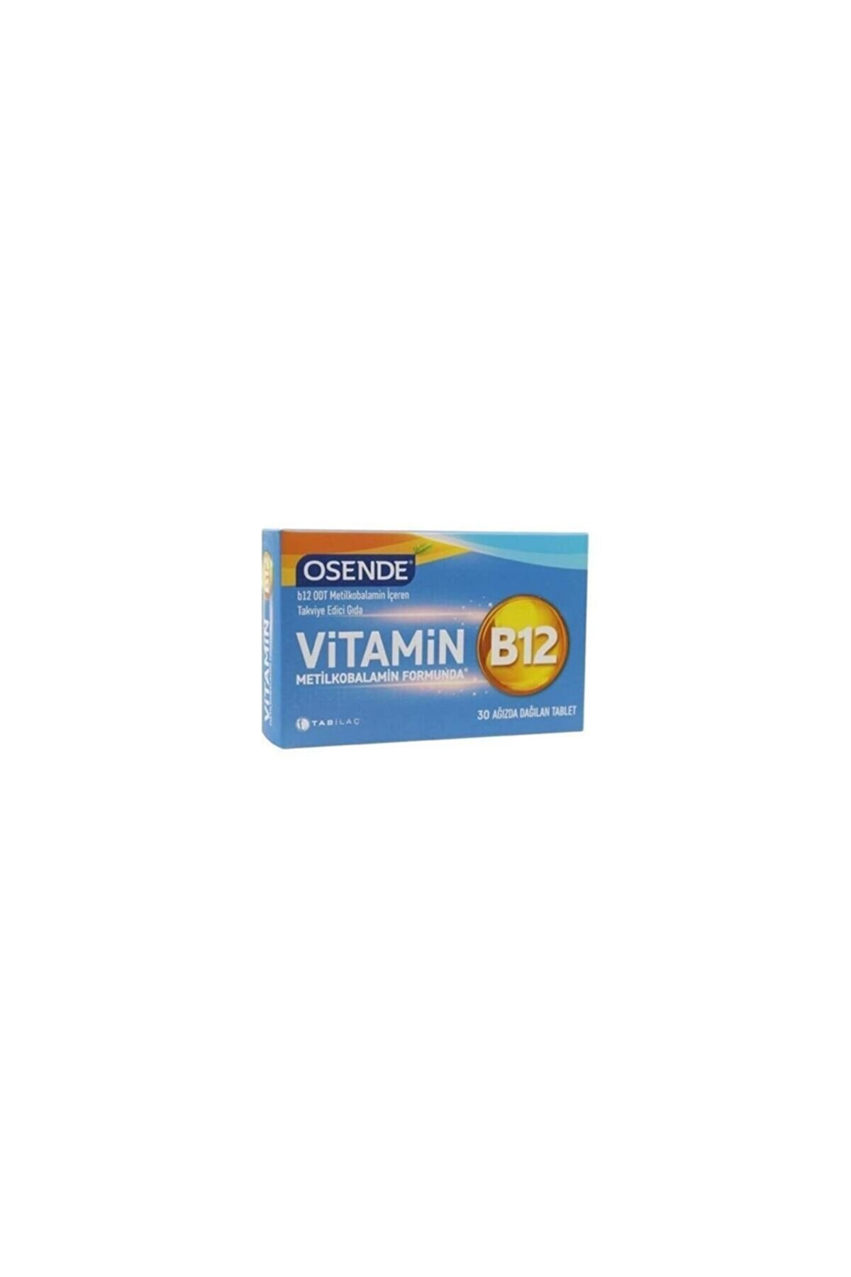 Osende Vitamin B12 30 Ağızda Dağılan Tablet