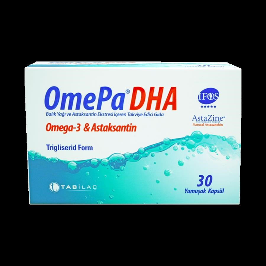 Omepa DHA 30 Yumuşak Kapsül