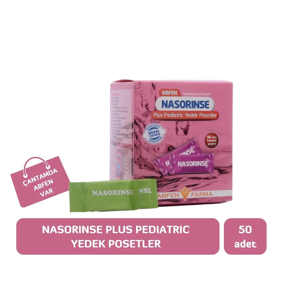 Abfen Nasorinse Plus Pediatrik Yedek 50 Adet