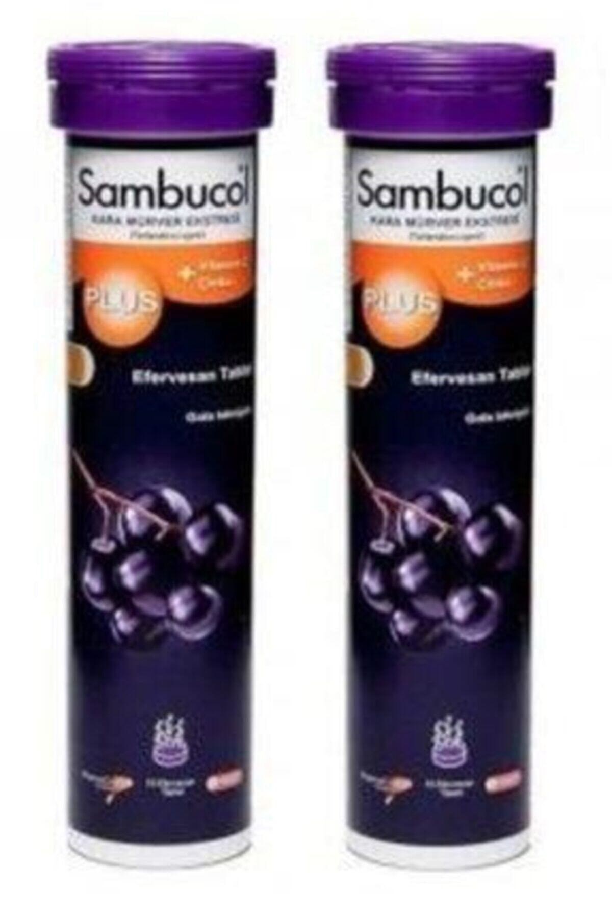 Sambucol Plus Kara Mürver + C Vitamini Çinko Takviye Edici Gıda 15 Tablet