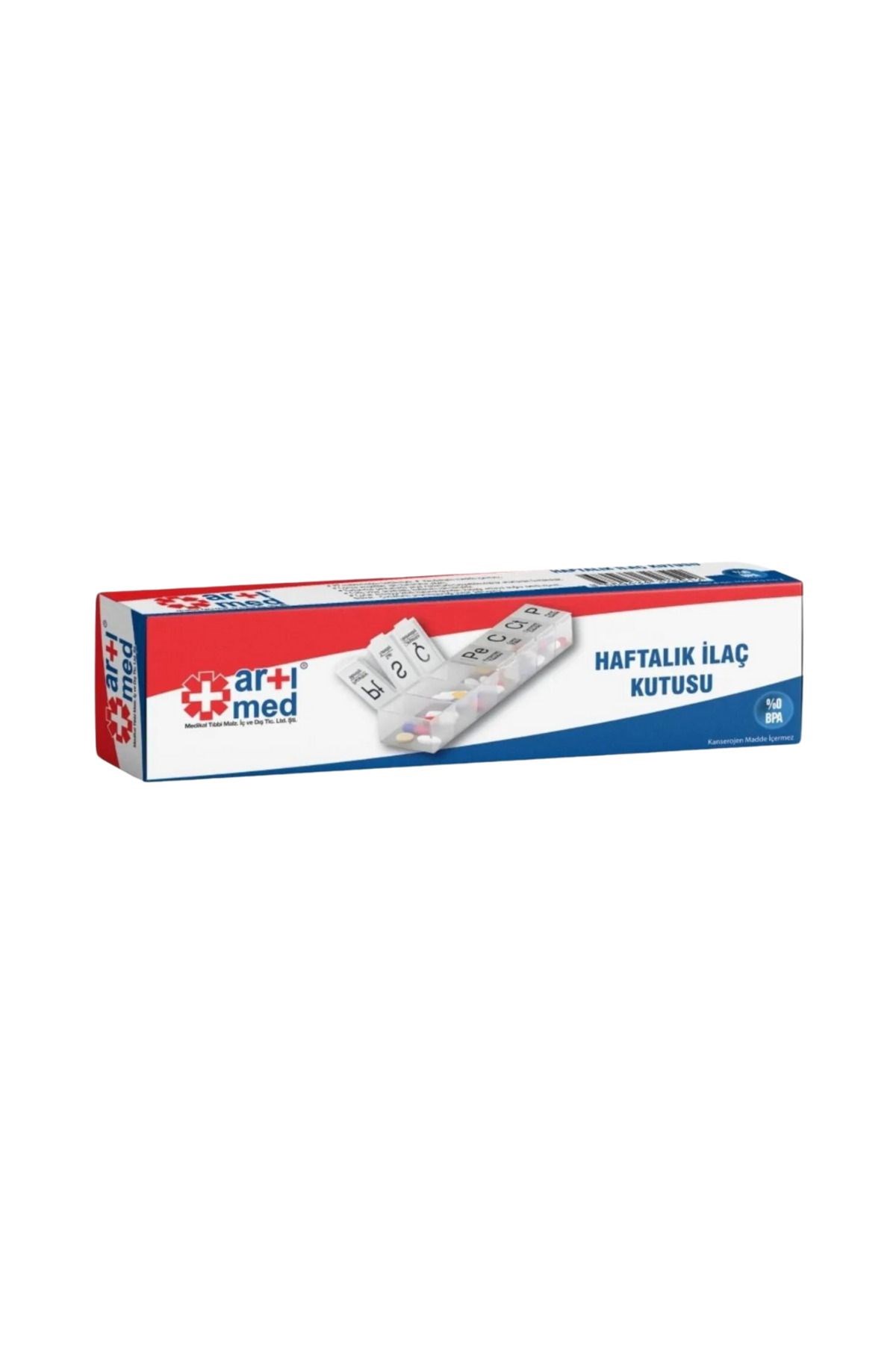 Artımed Haftalık İlaç Saklama Kutusu