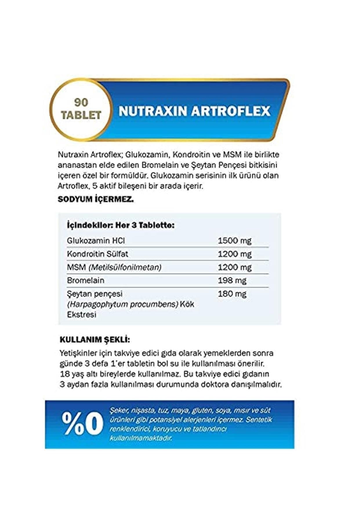 Nutraxin Artroflex 90 Tablet