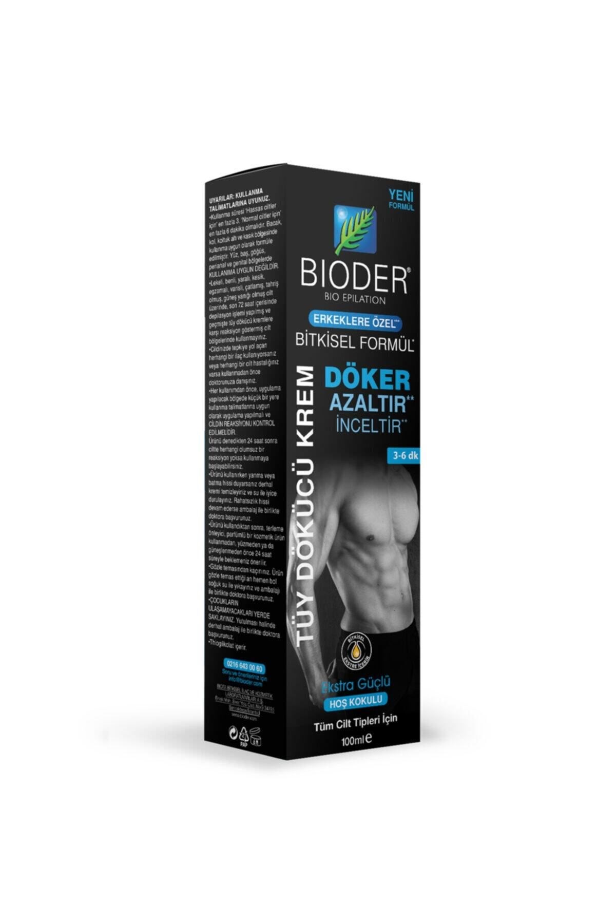 Bioder Tüy Dökücü Krem Erkek 100 ml