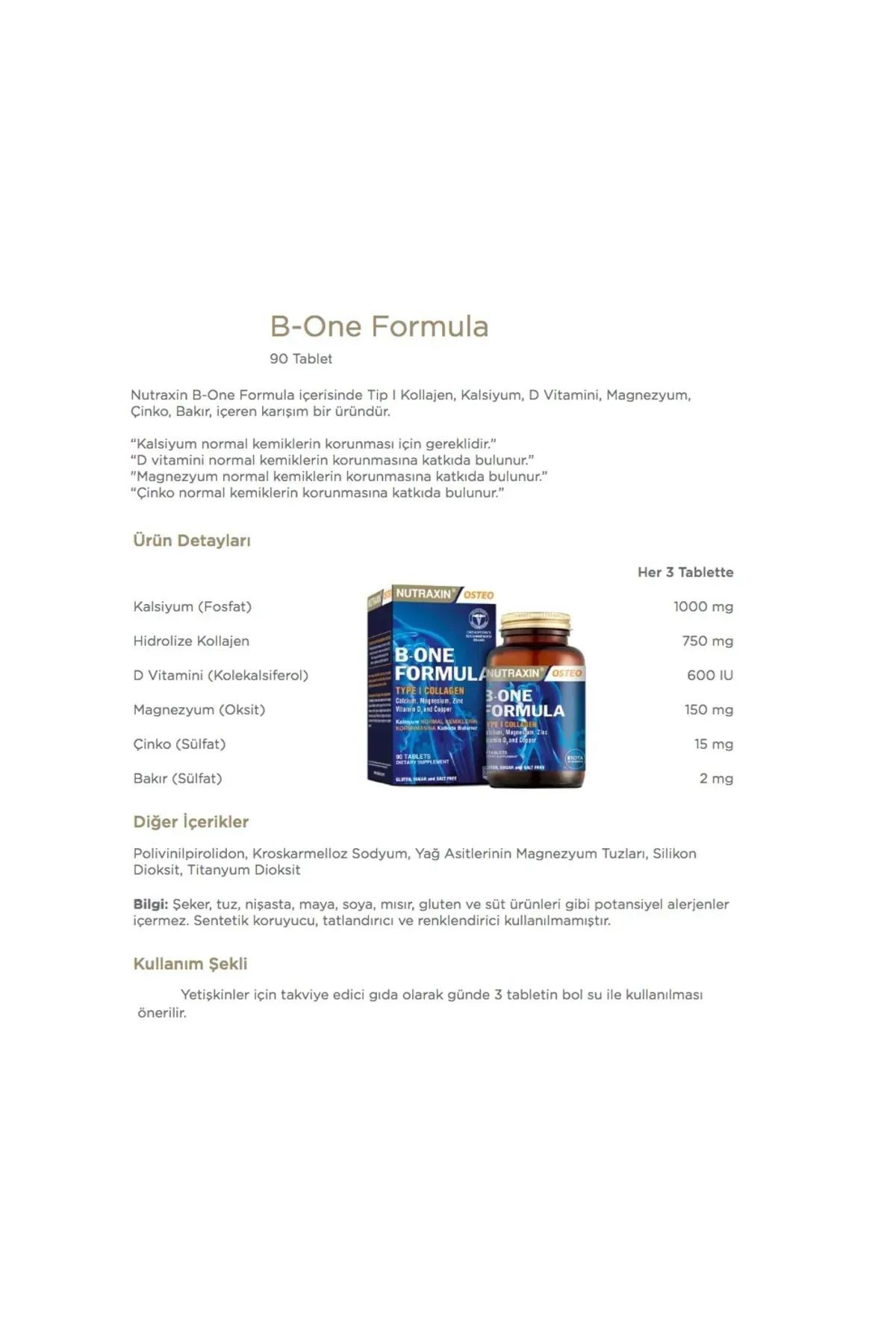 Nutraxin B-One Formula 90 Tablet