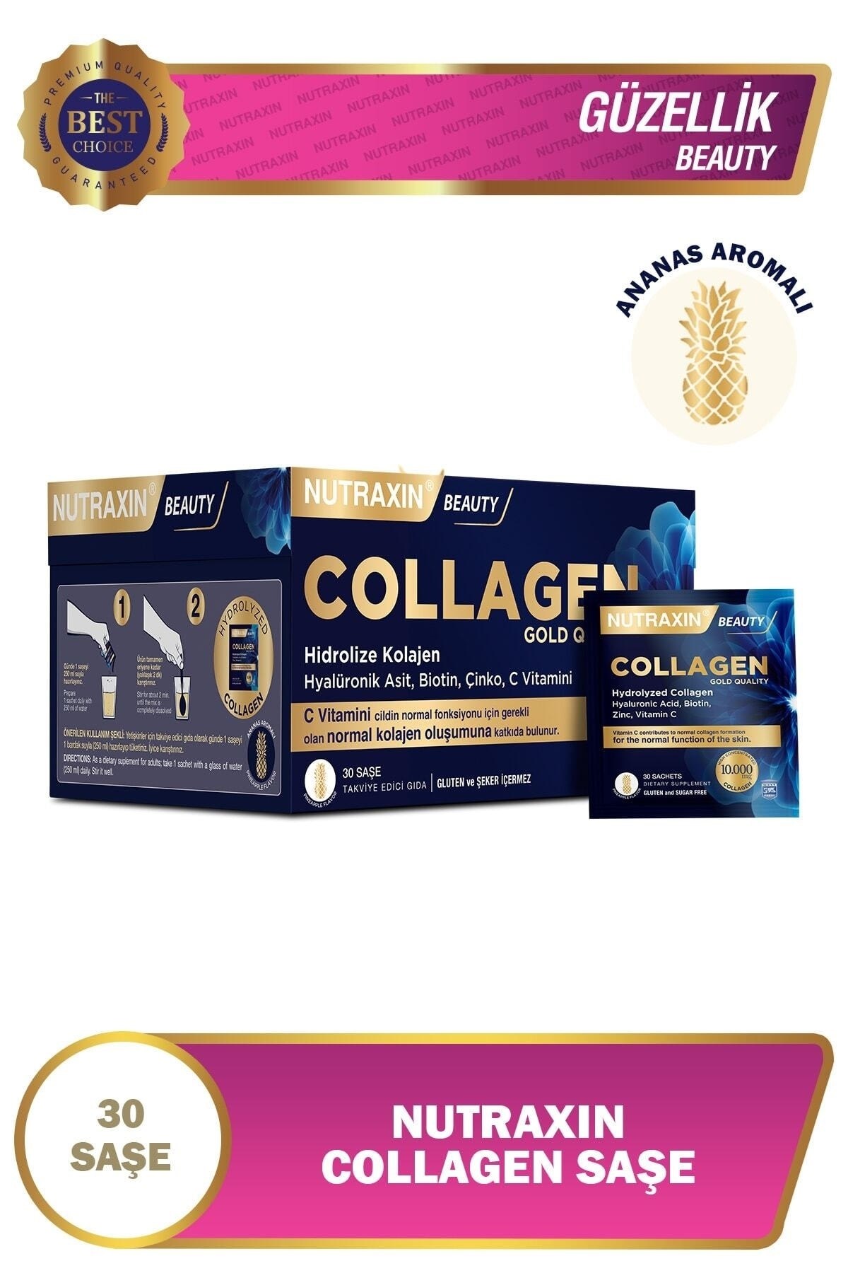 Nutraxin Nutraxin Collagen 10000 mg 30 Saşe