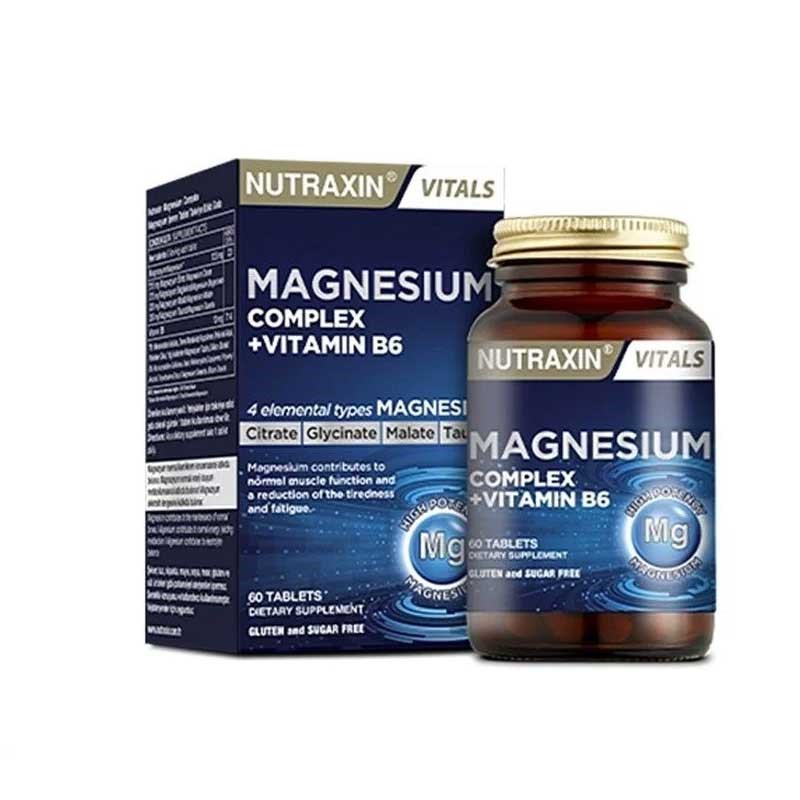 NUTRAXIN MAGNESIUM COMPLEX VITAMIN B6 60 TABLET