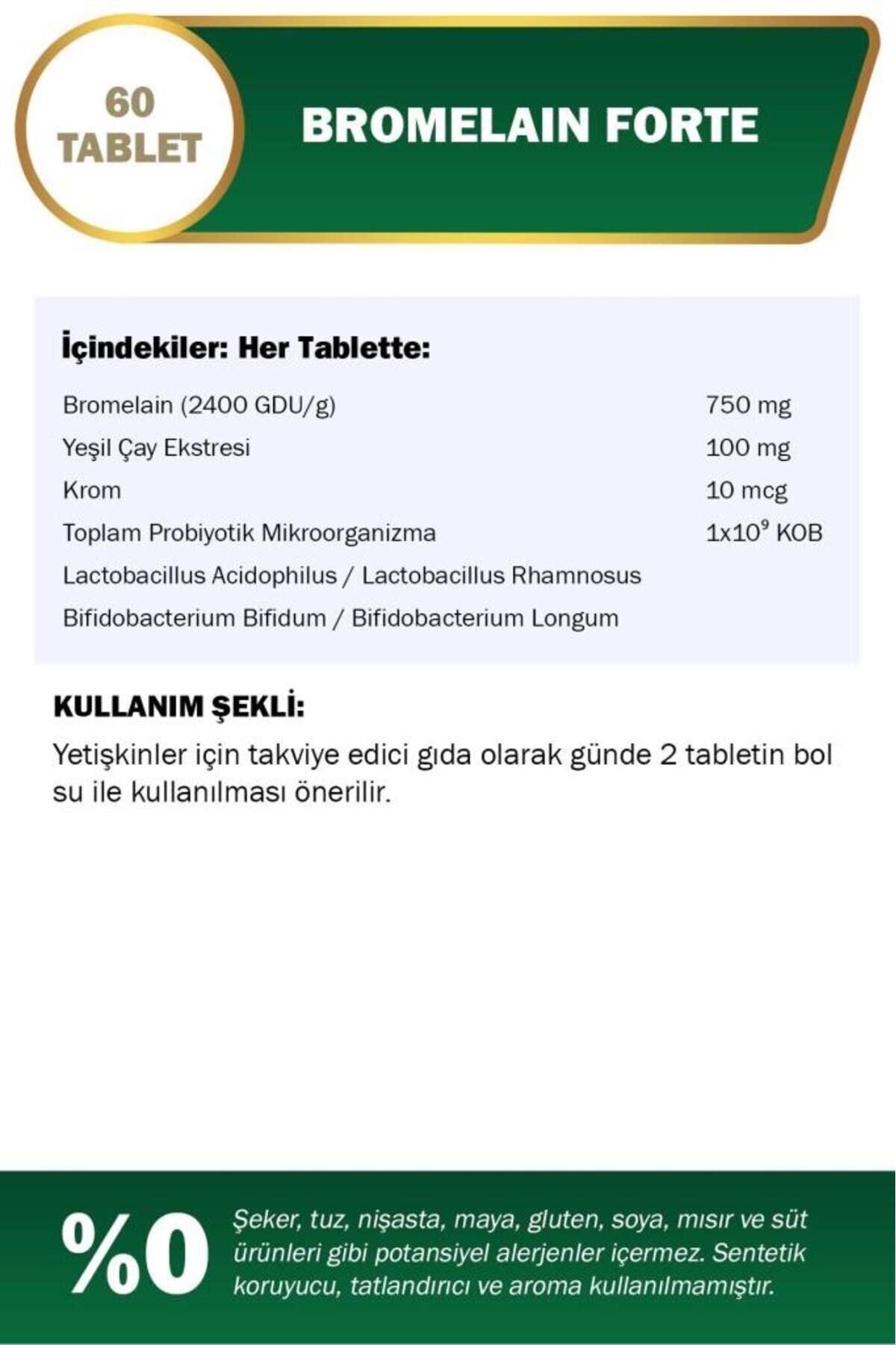 Nutraxin Bromelain Forte 60 Tablet