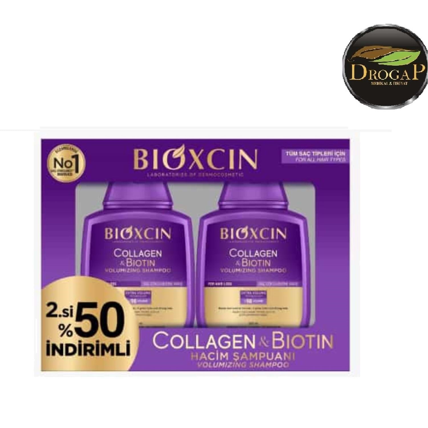BIOXCIN COLLAGEN BIOTIN SAMPUAN 2. %50 İNDİRİMLİ
