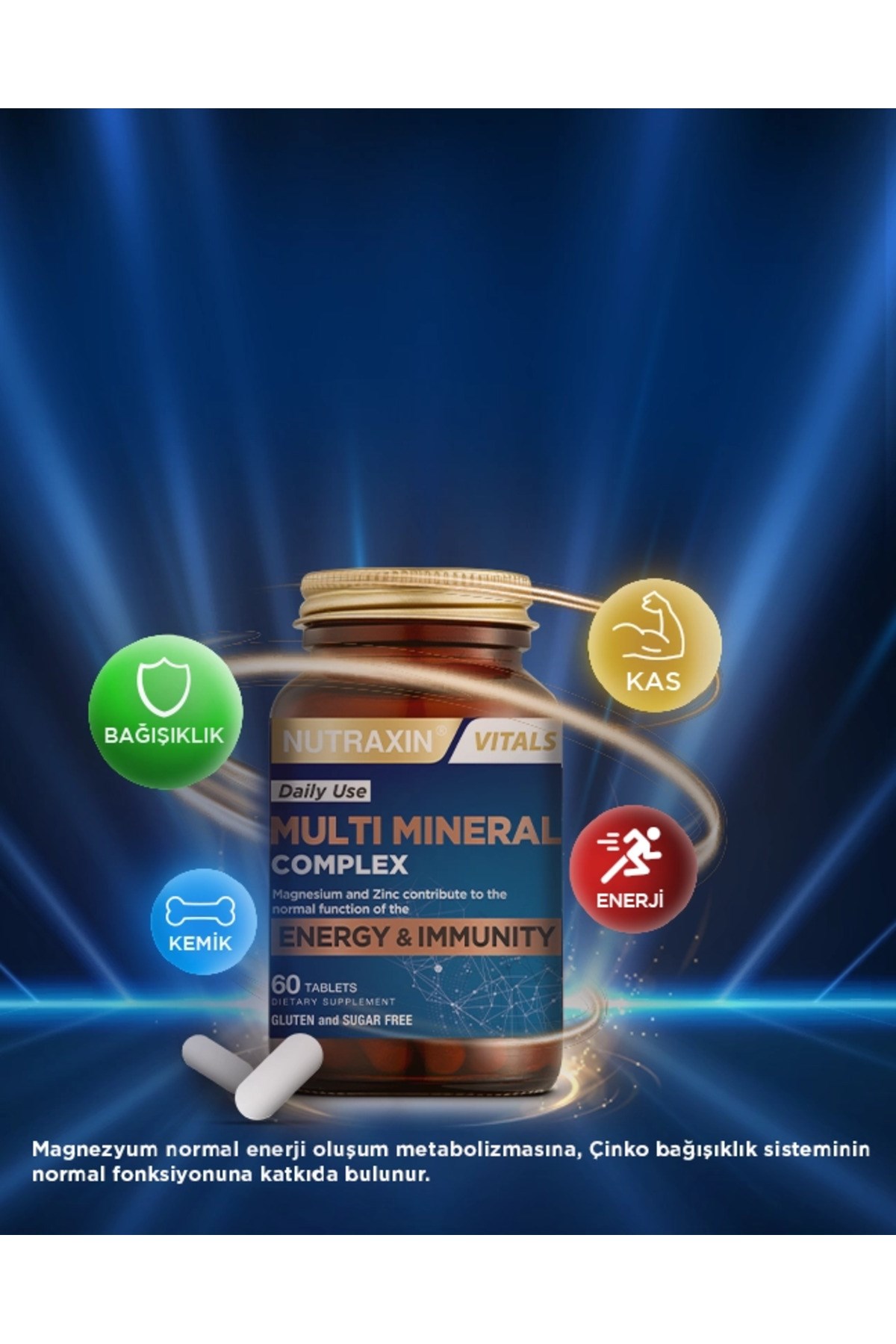 Nutraxin Multi Mineral Complex 60 Tablet