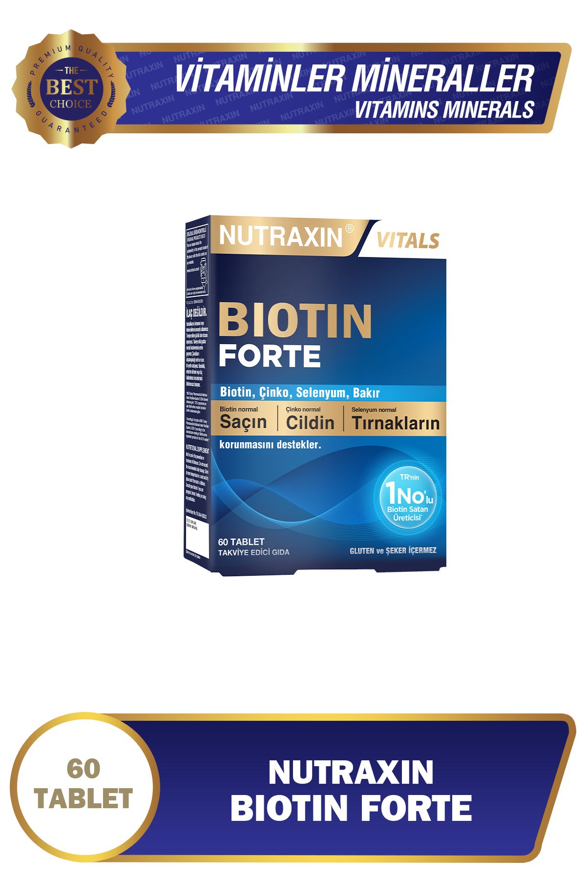 Nutraxin Biotin Forte Tablet 60’lı