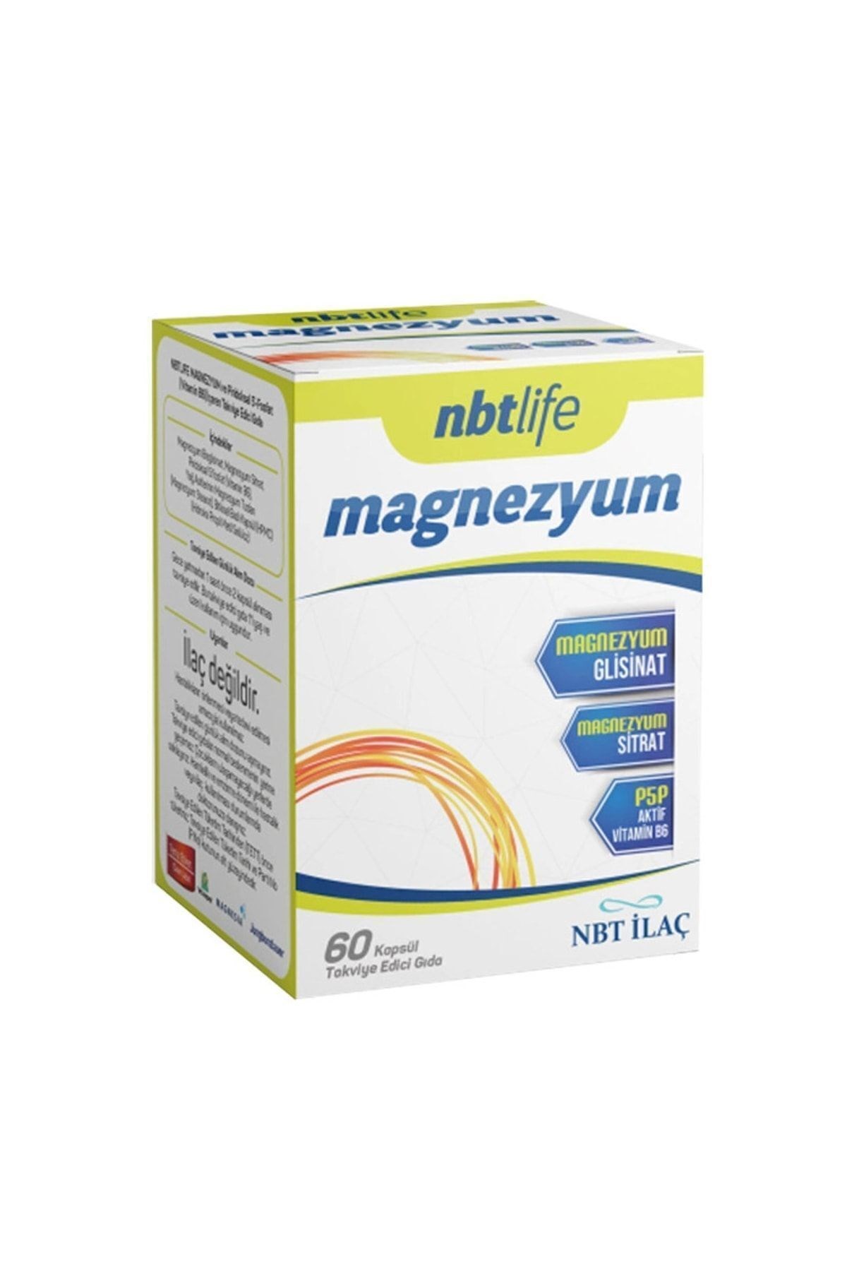 NBT Life Magnezyum Bisglisinat ve Sitrat 60 Kapsül