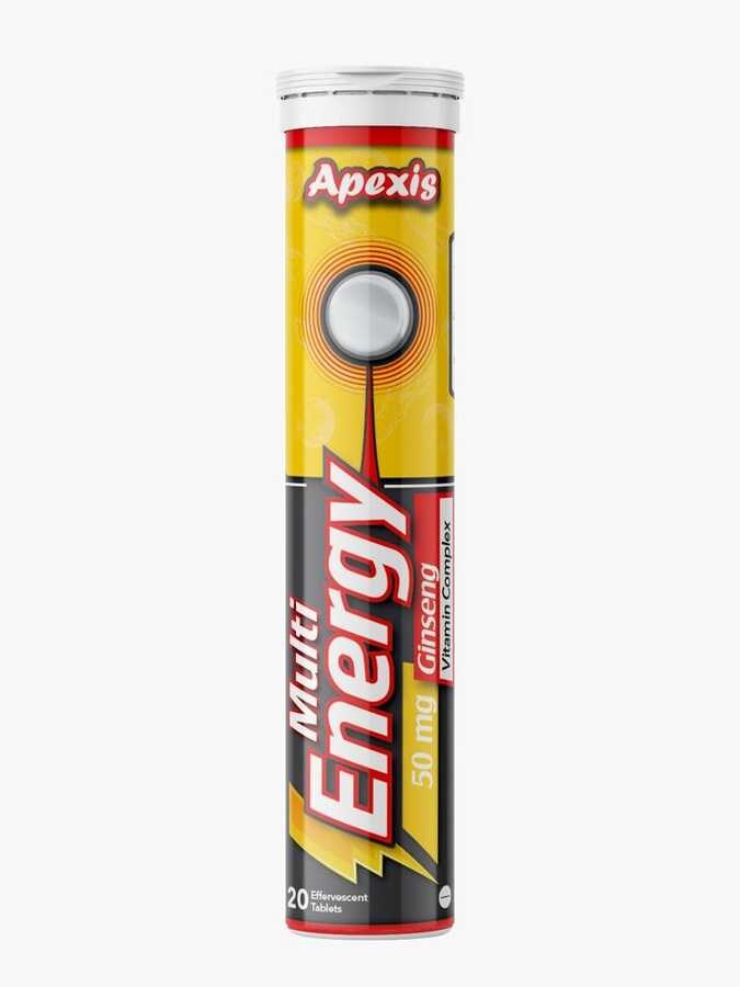 Apexis Multi Energy Ginseng 20 Efervesan Tablet