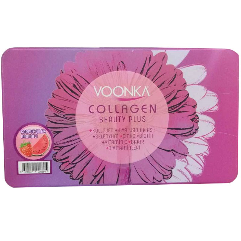 Voonka Collagen Beauty Plus Karpuz & Çilek Aromalı 30 Saşe