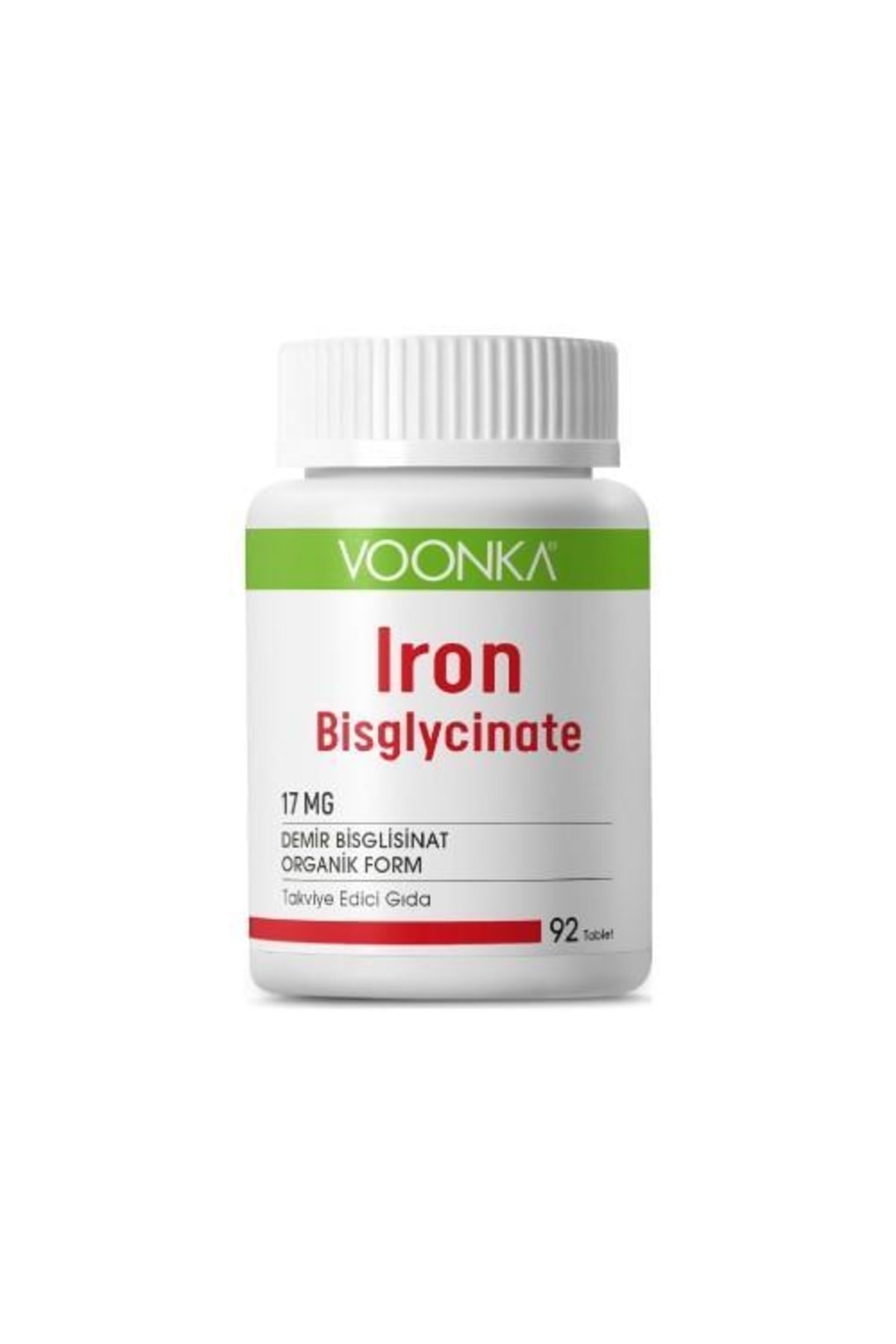 Iron Bisglycinate 17 Mg 92 Tablet
