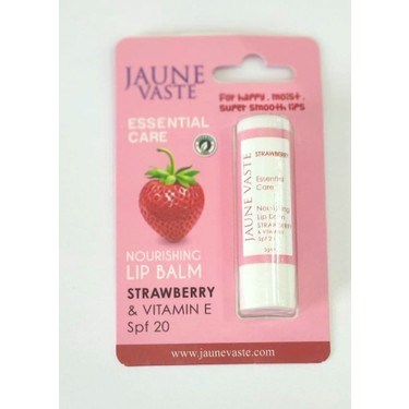 Jaune Vaste Essential Care SPF20+ Srawberry & E Vitamini Lip Stick 5 gr
