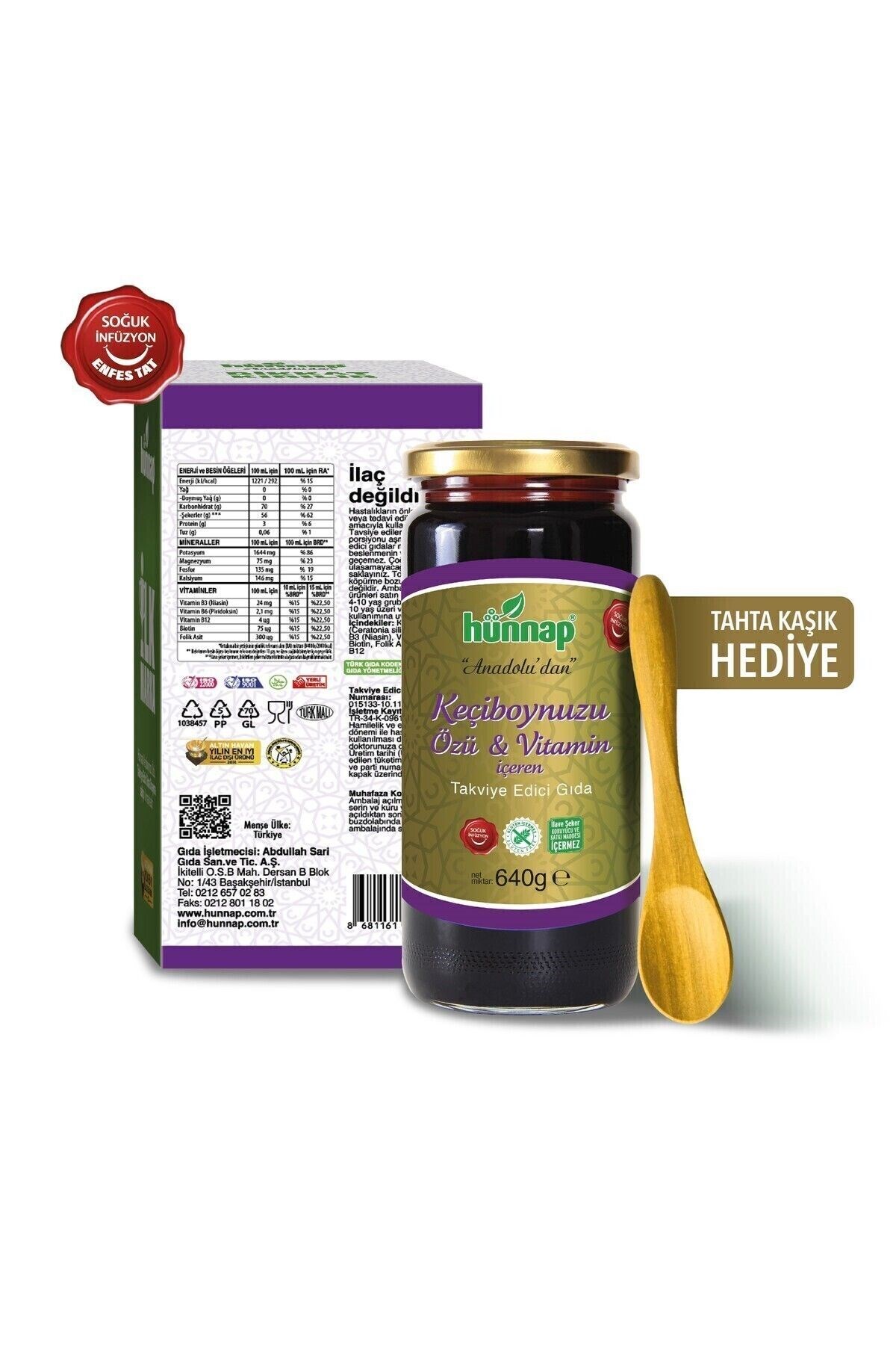 Hünnap Keçiboynuzu Özü 640 Gr