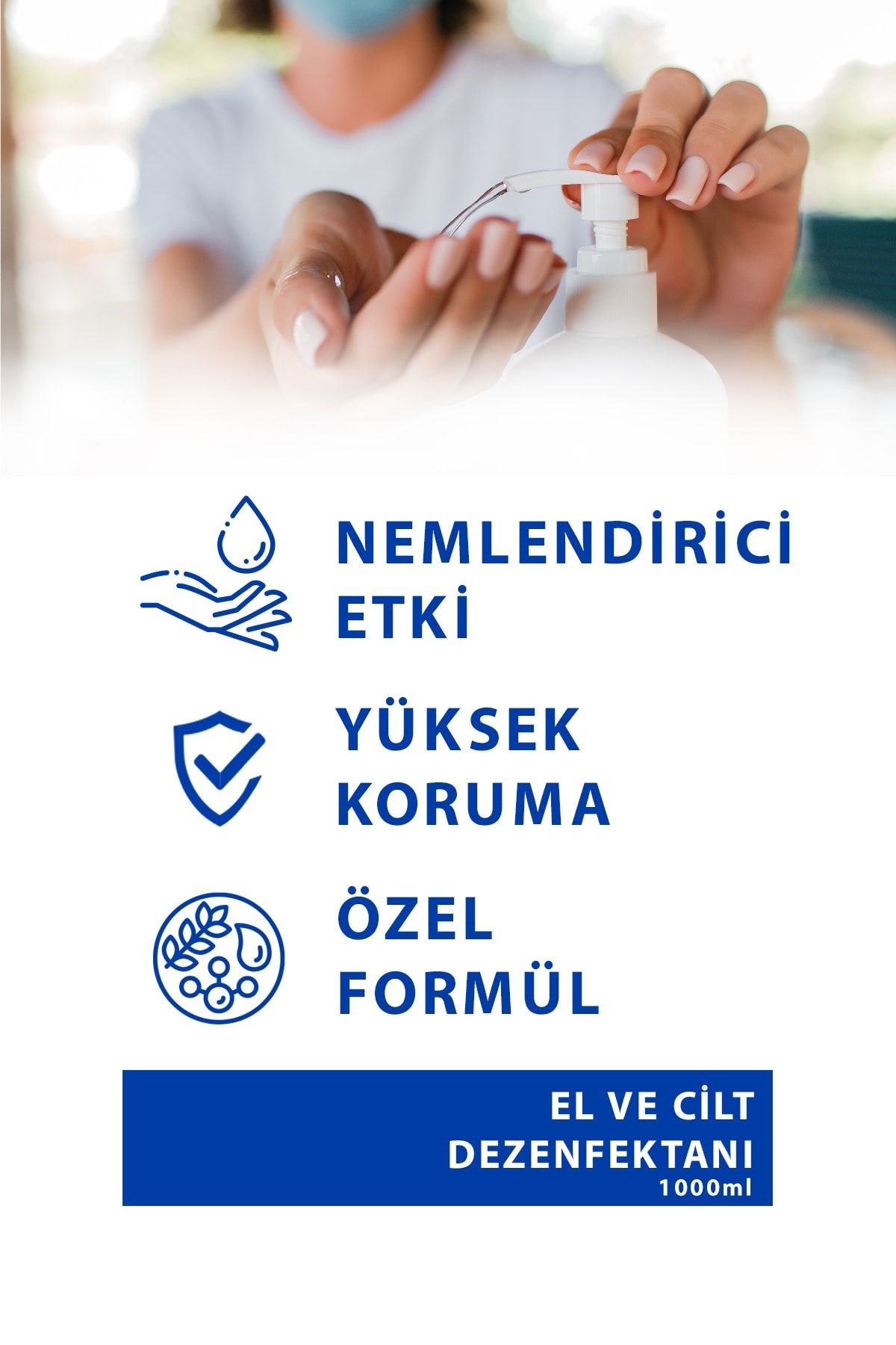 B-Good El ve Cilt Dezenfektanı 1000 ml (Biyosidal Ruhsatlı)
