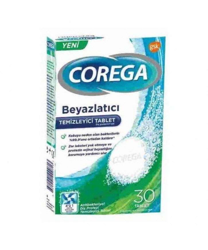 COREGA BEYAZLATICI 30 TEMİZLEYİCİ TABLET