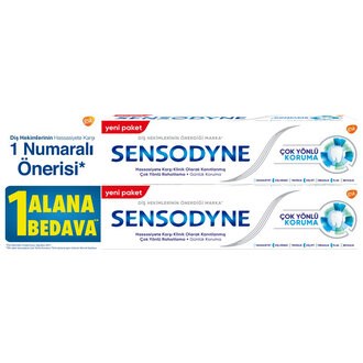 Sensodyne Diş Macunu Çok Yönlü Koruma 75 ml - 2’li Fırsat Paketi