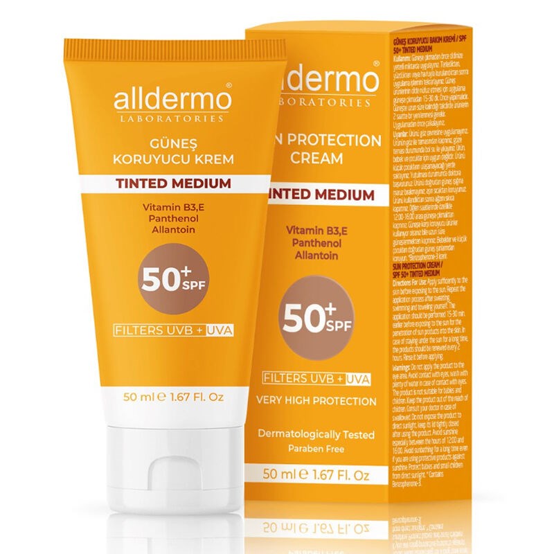 Alldermo SPF50 Tinted Medium Krem 50 ml
