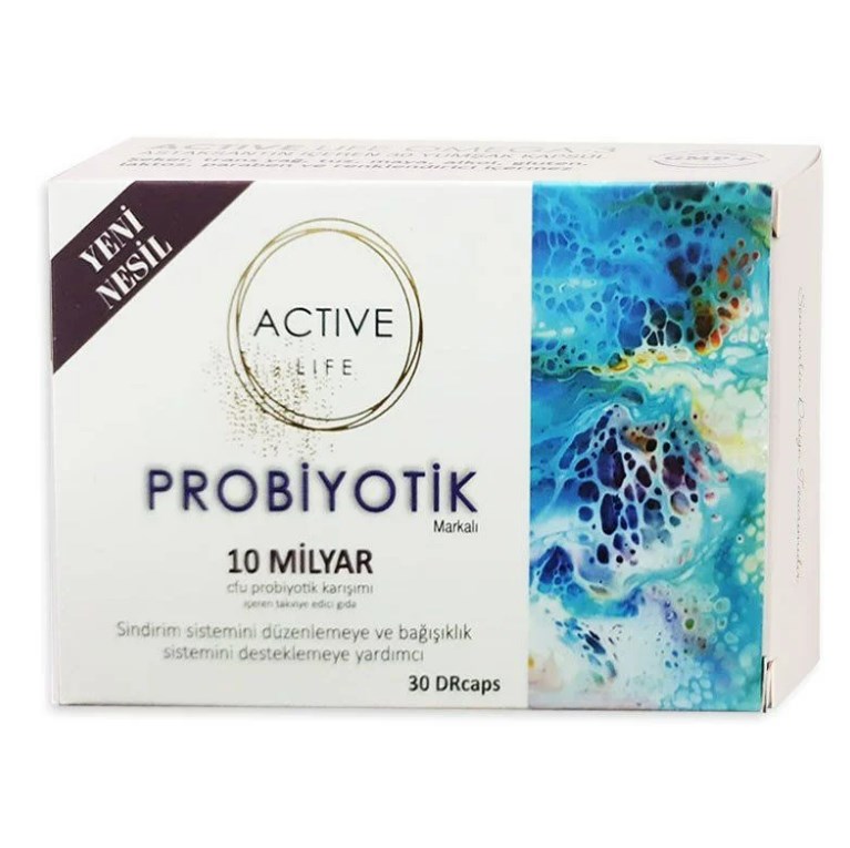 ACTIVE LIFE PROBİYOTİK 30 KAPSÜL