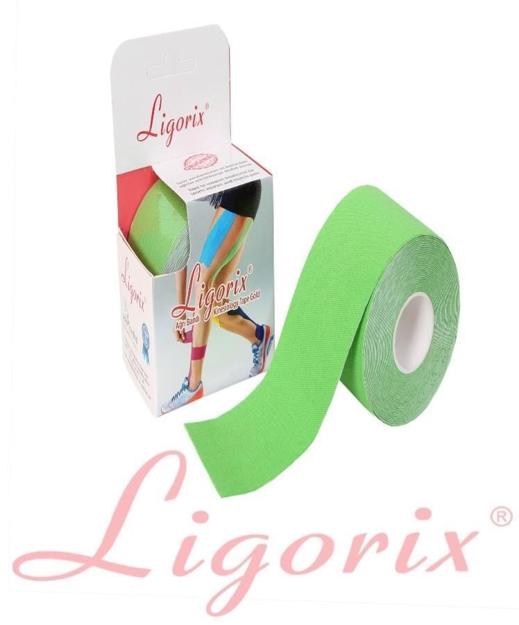 Ligorix Kinesyo Tabe Ağrı Bandı - Yeşil