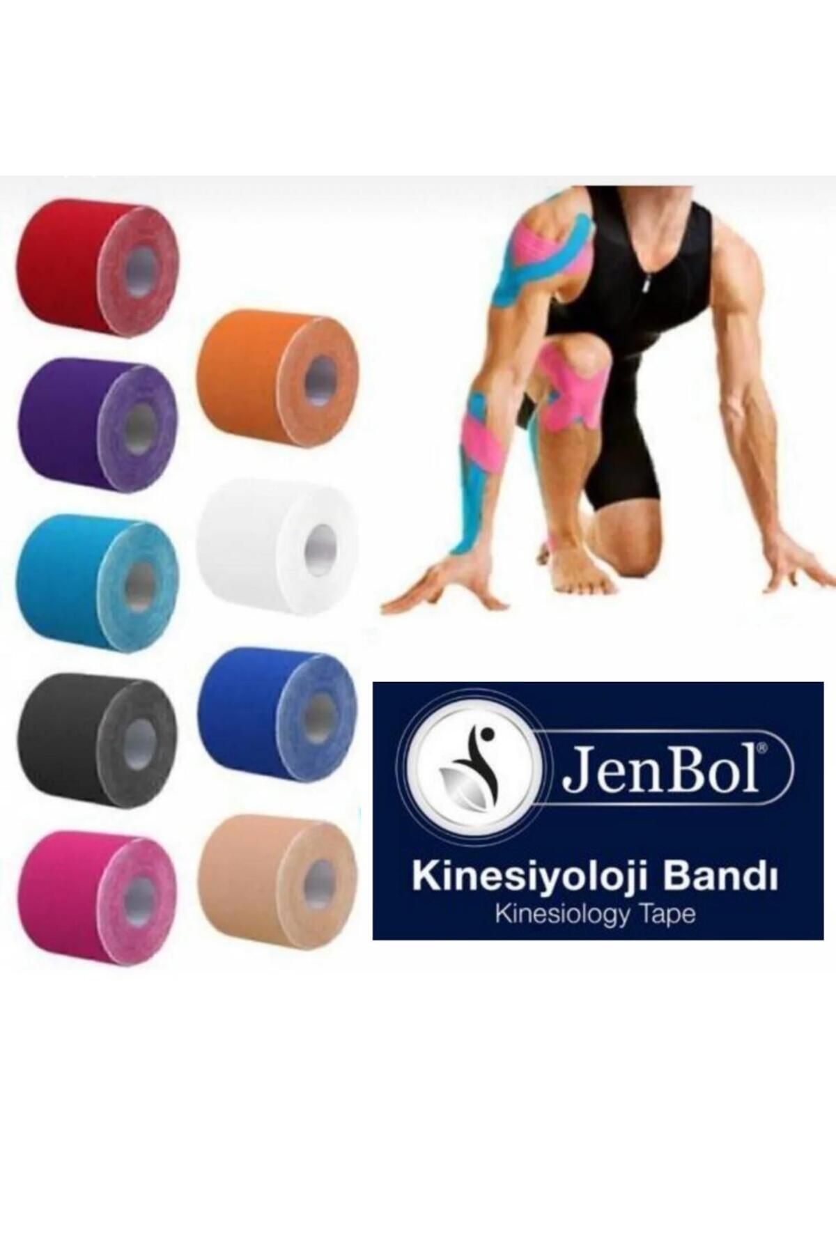 Jenbol Kinesiology Tape Ağrı Bandı 5 cm x 5 m - Siyah