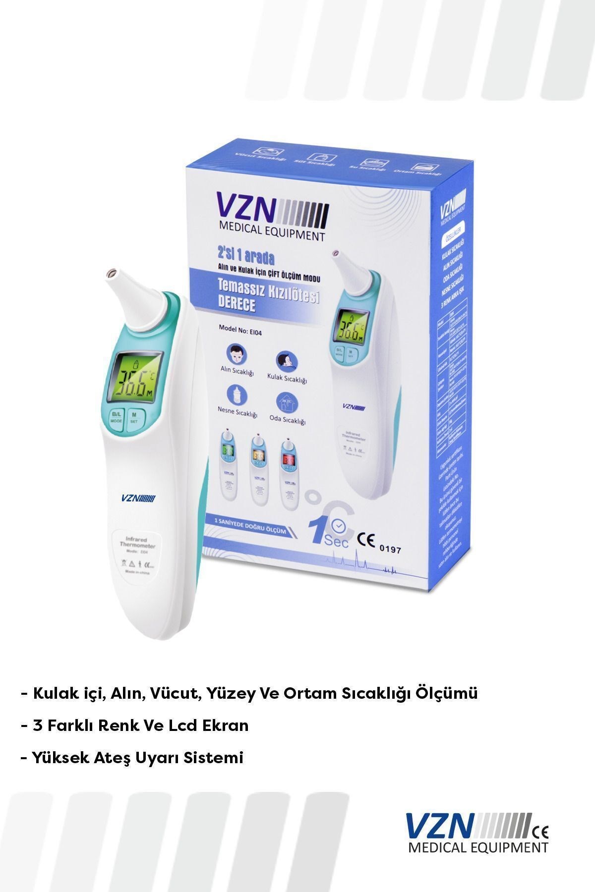 VZN Temassız Kızılötesi Derece 2’si 1 Arada