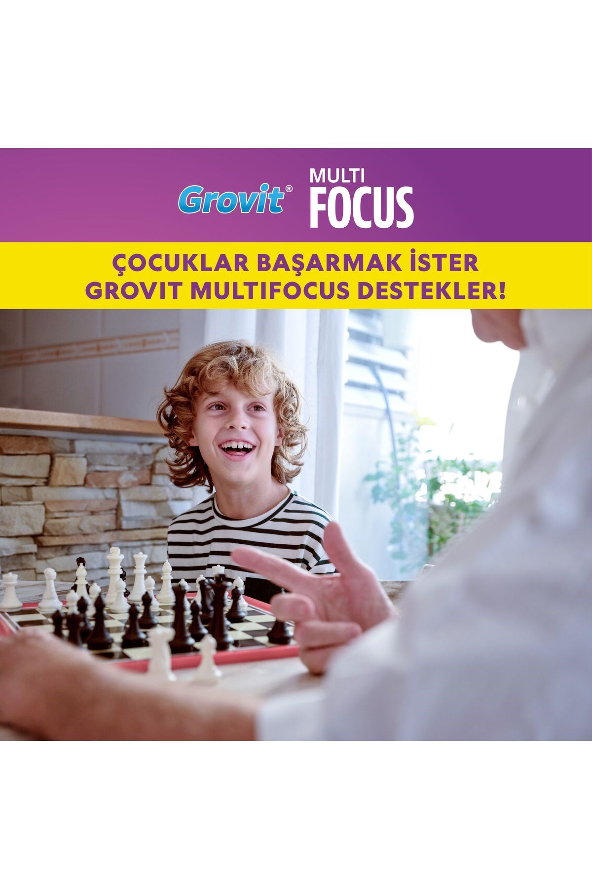 Grovit Multifocus Sitikolin, Fosfotidilserin, Fosfotidilkolin Içeren Sıvı Takviye Edici Gıda 150 Ml
