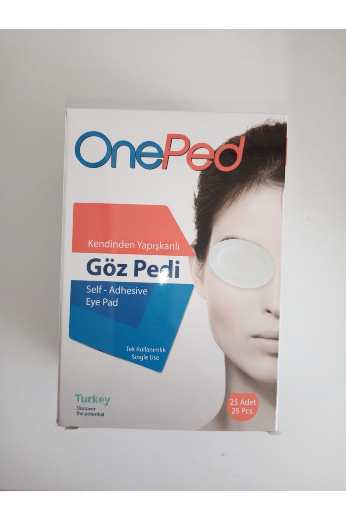 One Ped Kendinden Yapışkanlı Steril Göz Pedi 25’li
