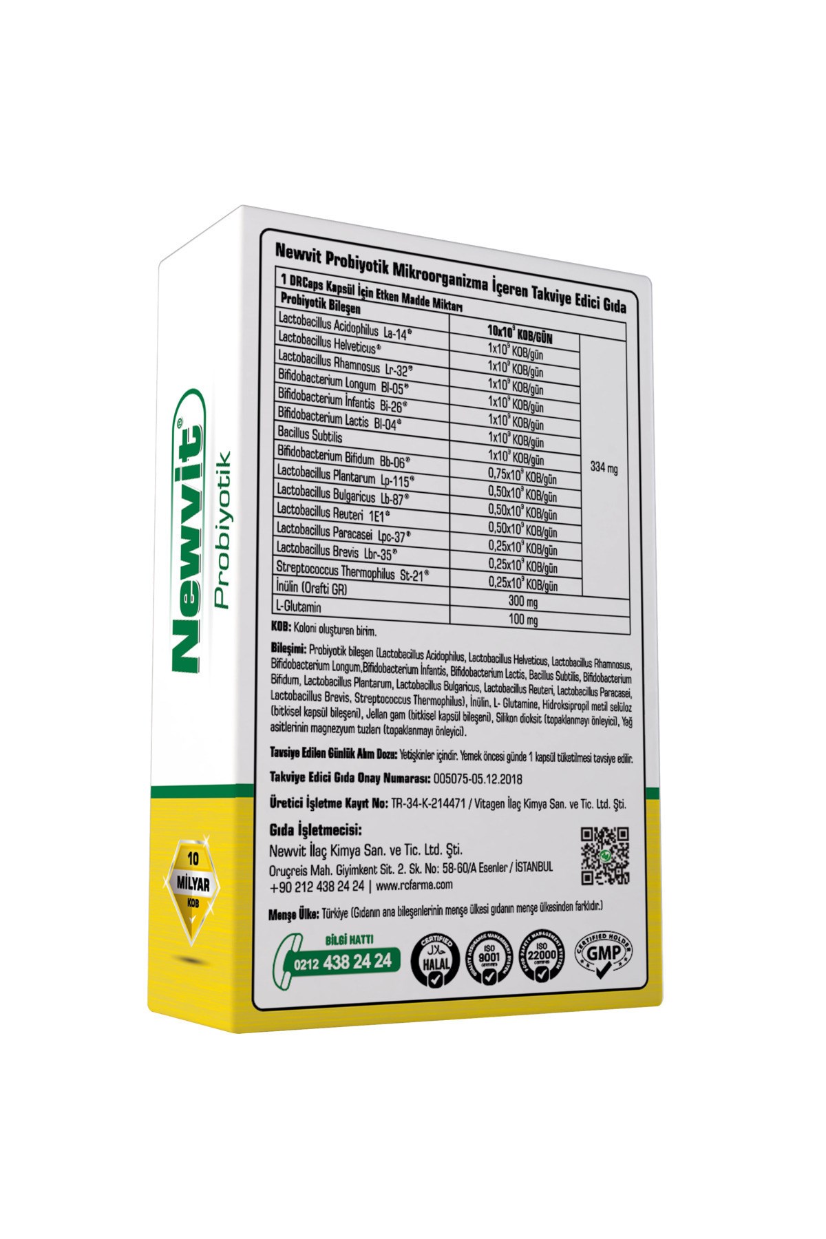 Newvit Probiyotik 30 Kapsül