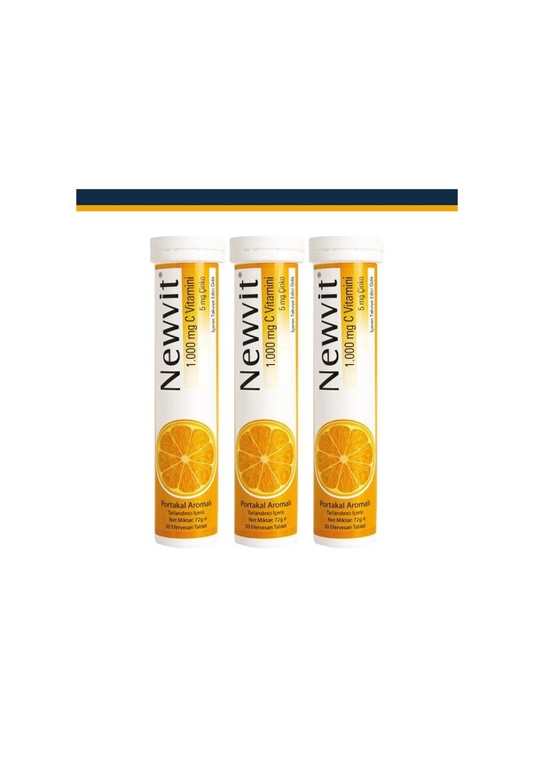 NEWVİT VİTAMİN C, ÇİNKO EFERVESAN