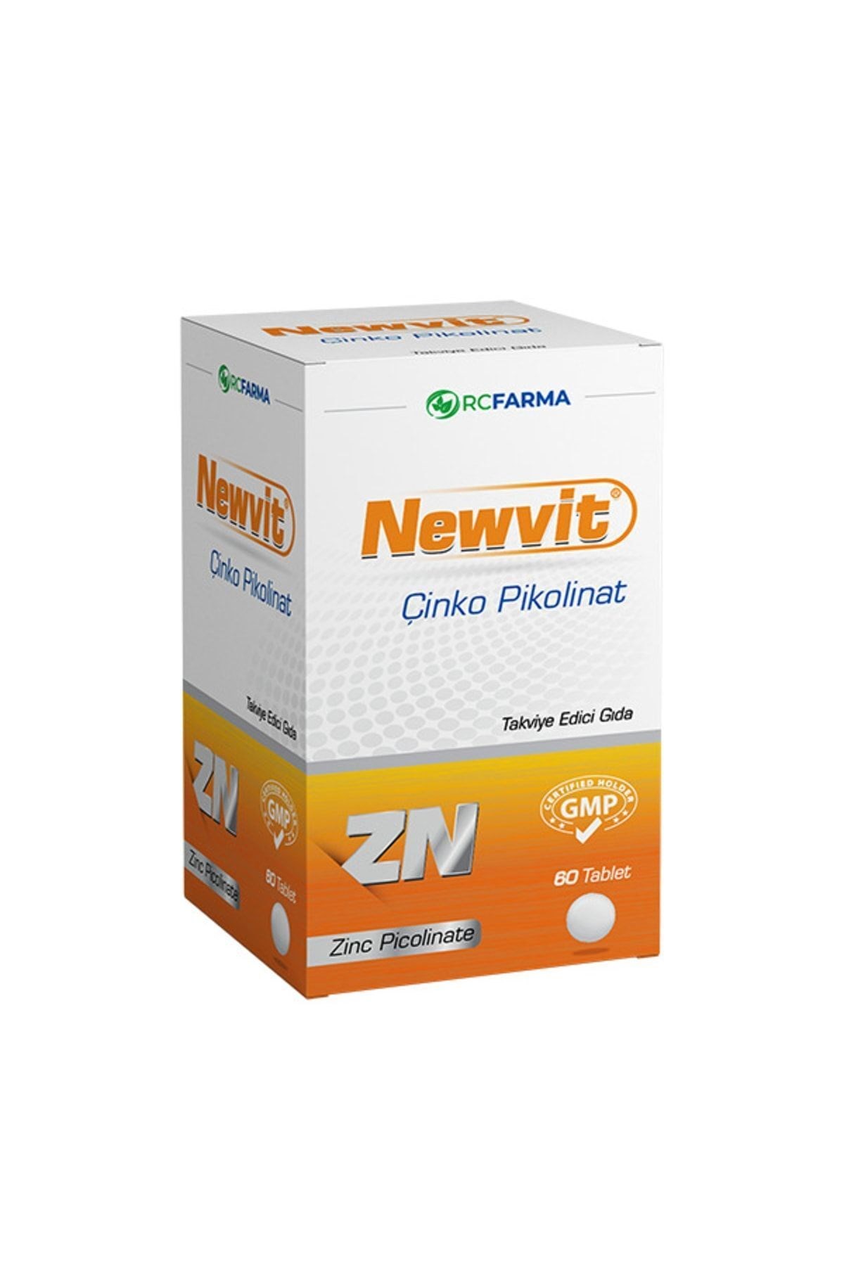 Newvit Çinko Picolinate İçeren Gıda Takviyesi 60 Tablet